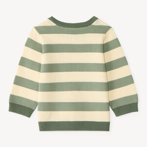 Pull bébé garçon en tricot rayé 