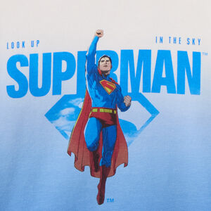 Sweatshirt in fleece met dégradé-effect Superman Warner voor jongens 