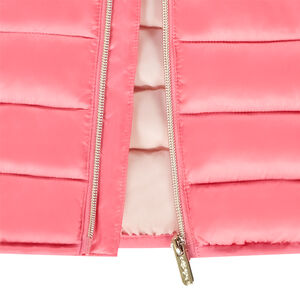 Doudoune légère unie à capuche pour fille 