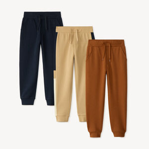 Set van 3 jongens joggingsbroeken van fleece 