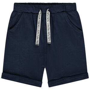 Bermuda en molleton uni pour bébé garçon 