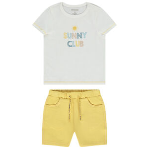 Set van 2 stukken met fantasieprint voor baby jongen 