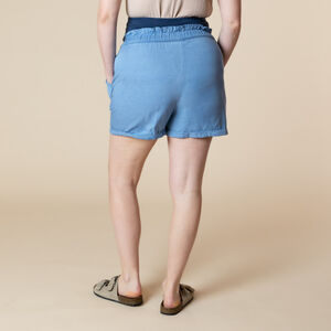 Korte zwangerschapsbroek met hoge hoofdband 