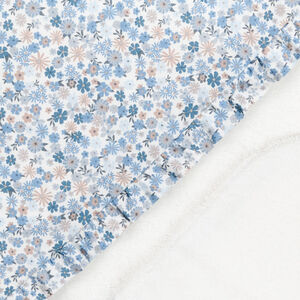 Set van badcape + washandje Tiny Flowers 