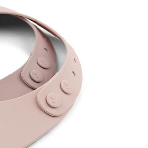 Lot de 2 bavoirs en silicone - Ozzo rose 