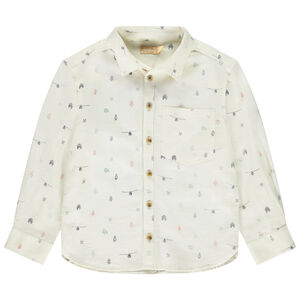 Chemise manches longues imprimé Noël pour garçon 