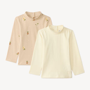 Set van 2 babymeisjes coltrui's 