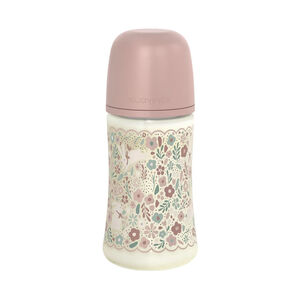 Biberon avec tétine physiologique SX PRO M 270ml Wonderland Liberty rose 