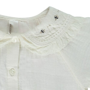 Tuniek lange mouwen met claudinekraag voor baby meisje 