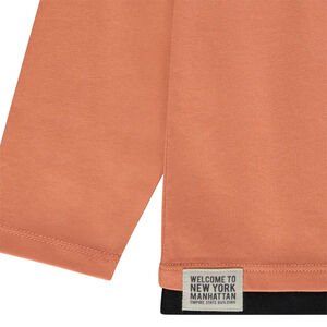 T-shirt met lange mouwen print Manhattan voor jongen 