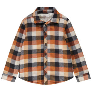 Overhemd in flanel met ruiten voor jongen 