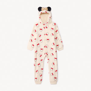 Surpyjama ludique Minnie Disney en sherpa pour fille 