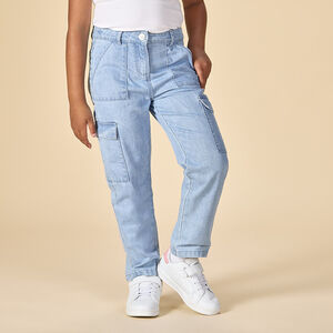 Jeans recht cargo voor meisjes 