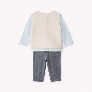 Ensemble long 3 pièces pour bébé garçon 