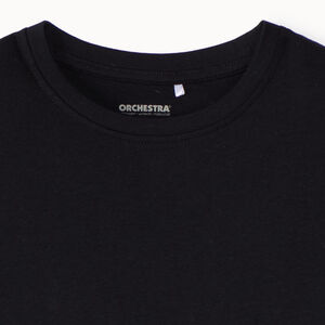 T-shirt met korte mouwen in effen kleur voor jongens 