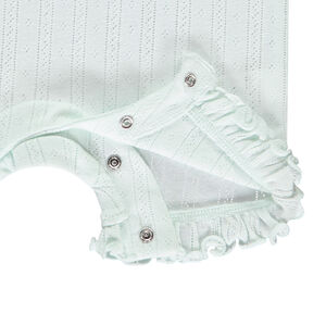 Combishort en maille ajourée motif tortue pour bébé fille 