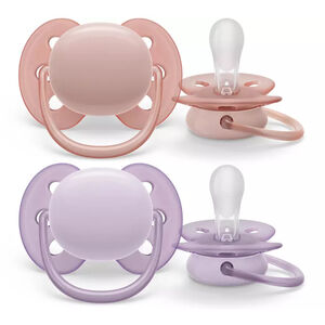 SILICON PACIFIER SOOTHER ULTRA SOFT ,0-6 M 