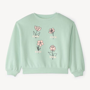 Sweatshirt met bloemenprint voor meisjes 