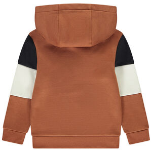 Fleece sweatshirt met kleurblok effect jongens 