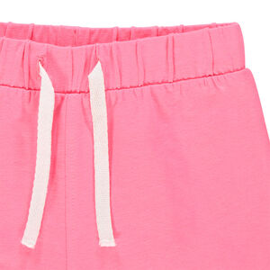 Short en molleton uni pour bébé fille 