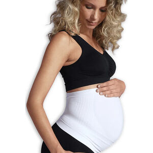 S - Naadloze buikband met support - Wit 