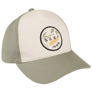 Tweekleurige surfpatch pet voor jongen 