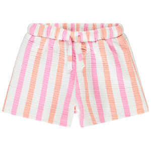 Short en tubique rayé pour fille 