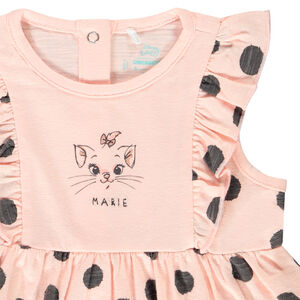 Babyset met jurk en pofbroek van Marie uit de Aristokatten (Disney) voor meisjes 