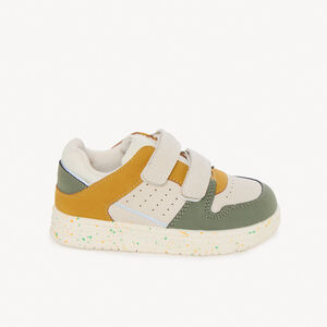 Lage sneakers met inzetten voor jongensbaby's 