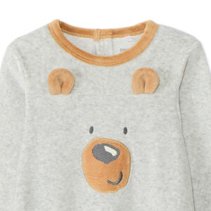 Pyjama in fluweel fantasie voor babyjongens 