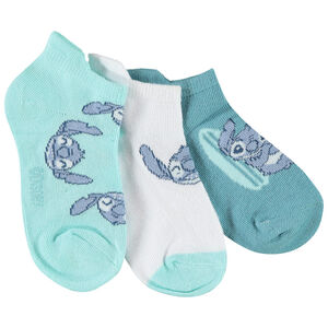Lot de 3 paires de chaussettes courtes Stitch Disney garçon 