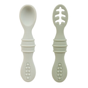 Lot de 2 cuillères d'apprentissage Miamix - Vert 