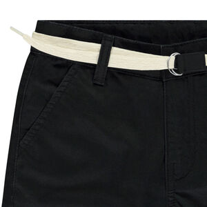 Bermuda uni en toile avec ceinture lacet garçon 
