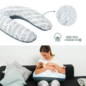 Voedingskussen Doomoo – Ethnic petrol 