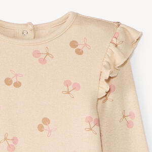 Langarm T-shirt voor meisjes met een fantasieprint 