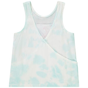 Débardeur effet tie & dye à dos croisé fille 