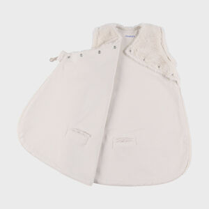 Slaapzak 50cm afneembare mouwen Imitatie bont Beige MM25 