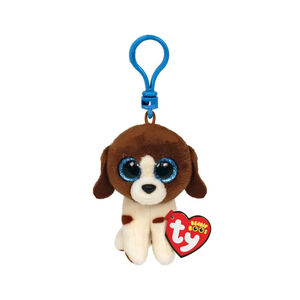 Petite peluche Beanie Boo's clip - Muddles le chien 