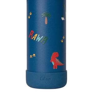 Gourde isotherme 350ml Blue Dino 
