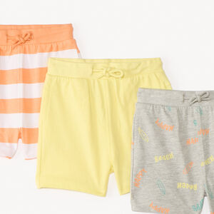 Set van 4 gebreide bermuda's voor baby jongens. 
