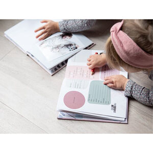 Livre d'amis filles "Texte Néerlandais" Vert des champs 