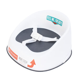 Réhausseur de chaise Booster Squish Blanc & Gris 