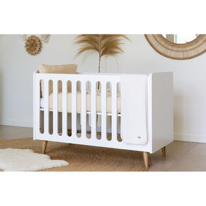 Lit Boho 70x140cm transformable en banquette White 