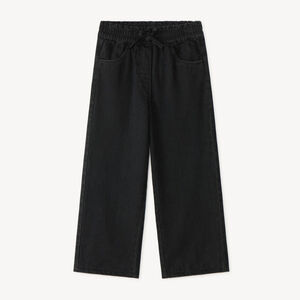 Rechtdoorlopende, ruime effen jeans voor meisjes 