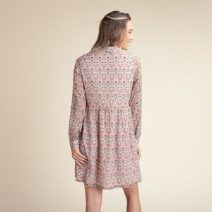 Zwangerschaps- en borstvoedingsjurk met bloemenprint 