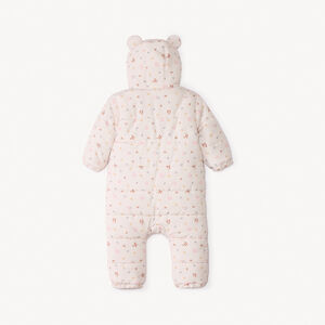 Pilotenpak met bloemenprint voor babymeisje met verschillende afwerkingen naargelang de leeftijd 