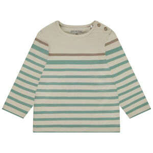 Marinière à boutons coco pour bébé garçon 