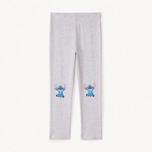 Legging uni print Stitch Disney pour fille 
