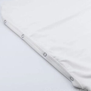 Tussenseizoenslaapzak in jersey met mouwen - Off White - 6/12 maanden 