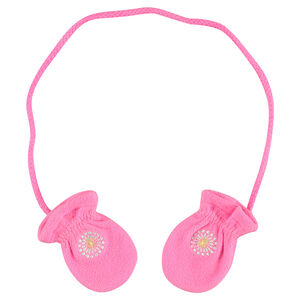 Wanten van micropolair met geborduurd patroon 